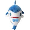 Adorable Shark Plush Toy, Soft Stuffed Animal, Kids Room Decor, Cartoon Character Design(Blue) view 1