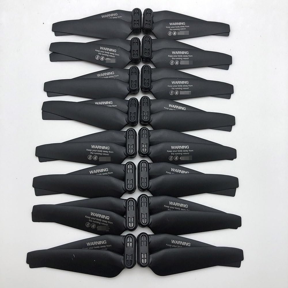 16PCS Replacement Propellers Compatible With 4D-F10 GPS Drone F10 Quadcopter Compatible Maple Leaf Wing Parts