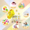 Air Dry Clay Kit - Modeling Clay for Kids mit Sculpting Tools und Tutorial, Ultra Light & Soft, Safe & Non-Toxic, DIY Model Magic Clay 12 Cans 48 Colors, Creative Art Crafts Toys Gifts for Girls Boys view 3