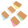 5Pcs Blank Flash Cards Binder Rings Portable Writing Memory Cards for Classroom DIY Learning and Study Activities for Teachers and Students view 1