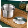 Luxshiny Stainless Steel Egg Steaming Bowl Toddler Bowls Soup Containers Kitchen view 3