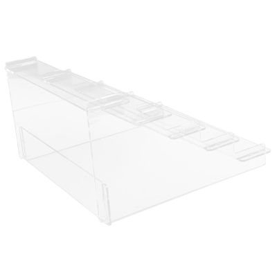 Happyyami Stair-type Acrylic Figures Stand Handicrafts Storage Shelf for Collection Model Display Rack
