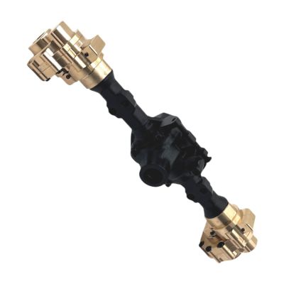 1:10 Rear Axle Housing Aluminum Alloy DIY Accessory,Replacement,RC Vehicle Scale Accessory,for Wltoys,Vehicle 104006 104020, Black