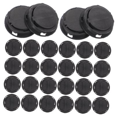 Toyvian 50pcs Piggy Bank Bottom Cover Plaster Doll Savings Box Caps Money Bank Stoppers Box Plugs