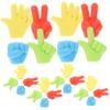 Happyyami 24pcs Finger Shaped Erasers Cartoon Erasers for Boys and Girls Creative School Supplies Fun Decorative Stationery Great for Prizes and Classroom Rewards view 1