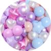 GOGOSO 500pcs Purple Blue White Ball Pit Balls Shape view 1