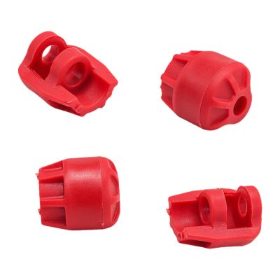 JWQFBC 4Pcs Shock Cap Protector Protector Guards Anti Collision Cap Upgrades Part for 1:8, red