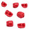 JWQFBC 4Pcs Shock Cap Protector Protector Guards Anti Collision Cap Upgrades Part for 1:8, red view 2