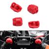 JWQFBC 4Pcs Shock Cap Protector Protector Guards Anti Collision Cap Upgrades Part for 1:8, red view 4