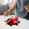 Friction Mechanism Airplane and Press Car Toy for Kids, Red view 2