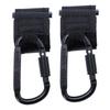 2pcs Stroller Hanger Hooks for Baby Stroller Bag Hanging Hook No-Drill Installation Sturdy Plastic Clip for Shopping Bags view 1