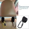 2pcs Stroller Hanger Hooks for Baby Stroller Bag Hanging Hook No-Drill Installation Sturdy Plastic Clip for Shopping Bags view 3