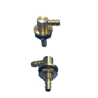 GFEJVDBI 2Pcs Metal Oiler Copper Fuel Nozzle Length 18.5mm and 26.5mm Compatible with RC Model Tanks Outer Diameter 14mm Oil Nipple(005-03202)