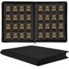 1000+ Pockets Trading Card Binder, 16 Pockets Trading Card Binder Ringless Side Loading Trading Card Album Folder for TCG,MTG,Sports Cards(black 1) view 1