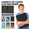 1000+ Pockets Trading Card Binder, 16 Pockets Trading Card Binder Ringless Side Loading Trading Card Album Folder for TCG,MTG,Sports Cards(black 1) view 2