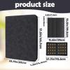 1000+ Pockets Trading Card Binder, 16 Pockets Trading Card Binder Ringless Side Loading Trading Card Album Folder for TCG,MTG,Sports Cards(black 1) view 3