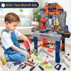 Kids Tool Bench with Realistic Electric Drill, 132 PCS Toddler Tool Set, Birthday Toys for Kids Ages 3 4 5 6 7 8, Toddlers Tool Box & Workbench, Kid Tools Set for Boys Girls 3-5 6-8 view 3