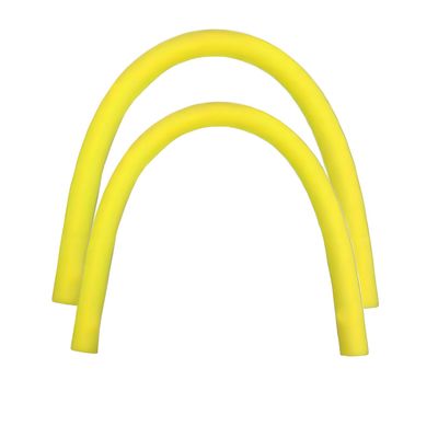 2 Pack Pool Noodles for Adults - Colorful Foam Noodle Sticks for Swimming - Floating Pool Noodles Foam Tube 59.1" x2.3 in (Yellow)