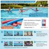 2 Pack Pool Noodles for Adults - Colorful Foam Noodle Sticks for Swimming - Floating Pool Noodles Foam Tube 59.1" x2.3 in (Yellow) view 2