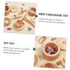 Gogogmee 1set Wooden Kitchen Tableware Boys and Girls Toy Dishes Utensils and and Play Kitchen Accessories for Preschool Development view 4