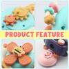 Baby High Chair Suction Toy, Snail Design Spinning Toy with Gears & Beads, Pastel Colors, Detachable Suction Cup for High Chair, Bath, & Table Play (2 Set) view 4