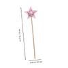Gogogmee Star Shape Fairy Wands for Birthday Party Props Fairy Wands for Little Princess Performances and Celebrations view 3