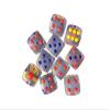 100 Pcs/Set 12/14/16/18/20/25mm Acrylic Transparent Dice Hexahedral Rounded Corner Dice Set Desktop Entertainment Gam(14mm 100pcs) view 1