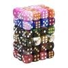 10pcs 16mm Cube Dice Colorful Dice for Mahjong Poker Game Leisure & Entertainment Games(Orange Yellow) view 3