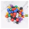 140/105/70PCS Dice Set with Pouch Random Color Polyhedral Transparent Effect for Role Playing Table Game Board Props(7x15 105Pcs) view 2