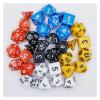 140/105/70PCS Dice Set with Pouch Random Color Polyhedral Transparent Effect for Role Playing Table Game Board Props(7x15 105Pcs) view 3