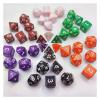 140/105/70PCS Dice Set with Pouch Random Color Polyhedral Transparent Effect for Role Playing Table Game Board Props(7x15 105Pcs) view 4
