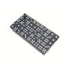 100pcs/set of Standard Black Dice 14mm/0.55inch with Black Dots, 6-Sided Game Dice for Tabletop Board Game Parties view 2