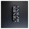 100pcs/set of Standard Black Dice 14mm/0.55inch with Black Dots, 6-Sided Game Dice for Tabletop Board Game Parties view 3