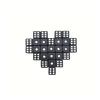 100pcs/set of Standard Black Dice 14mm/0.55inch with Black Dots, 6-Sided Game Dice for Tabletop Board Game Parties view 4