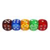 5Pcs Transparent Crystal Dices 25mm 6 Sided Game Set for Entertainment view 3