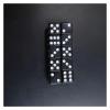 100pcs/set of Standard Black Dice 14mm/0.55inch with Black Dots, 6-Sided Game Dice for Tabletop Board Game Parties view 4