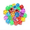 105/70/49/35/21/7Pcs Dice Set with Pouch D4-D20 Transparent Polyhedral Effect for Role Playing Table Board Games(7x5 35Pcs) view 1