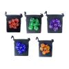 105/70/49/35/21/7Pcs Dice Set with Pouch D4-D20 Transparent Polyhedral Effect for Role Playing Table Board Games(7x5 35Pcs) view 2
