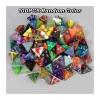 100pcs Random Color Polyhederal Dice Set D4-D20 Game Dices for Funny Friend Party Board Game Entertainment(D4- Random Color) view 2