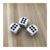 100 PCS 10/12/16mm Drinking Dice Red Black Dots Rounded Corner White Dice(16mm) view 4