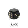 1PC 5cm Solid Wood Color 6-Sided Dice Family Gathering Club Party Game Props Color Dice Entertainment Accessories(Black) view 2