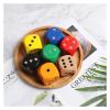 1PC 5cm Solid Wood Color 6-Sided Dice Family Gathering Club Party Game Props Color Dice Entertainment Accessories(Black) view 4