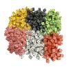 1000Pcs 8mm D6 Plastic Art Model Building Dice Props Right Angle Point Dice Board Magic Game Accessories(Mix Point) view 2