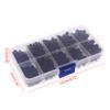 HYROOY 1380Pcs m/m/5mm/6mm/8mm for Doll Puppet Plastic Black Eyes Sewing Beads view 3