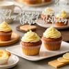 12 Pcs Happy Birthday Cupcake Toppers, Silver Glitter Cupcake Decorations for Adult or Children Birthday Party Decorations view 4