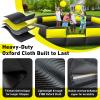 Inflatable Gaga Ball Pit, Portable Gaga Ball Pit for Indoor Outdoor Game, Backyard, Park, School, Camp, Home | Gaga Pit with Built-in Blower, Gaga Ball, Carry Bag, Sandbags etc (Black+Yellow, 15FT) view 3