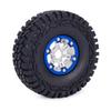 4PCS Aluminum 1.9 Inch Beadlock Wheel Rim Wheel Hub Lightweight for 1/10 RC Crawler Axial SCX10 TRX4 Capra TRX6 (Blue) view 3