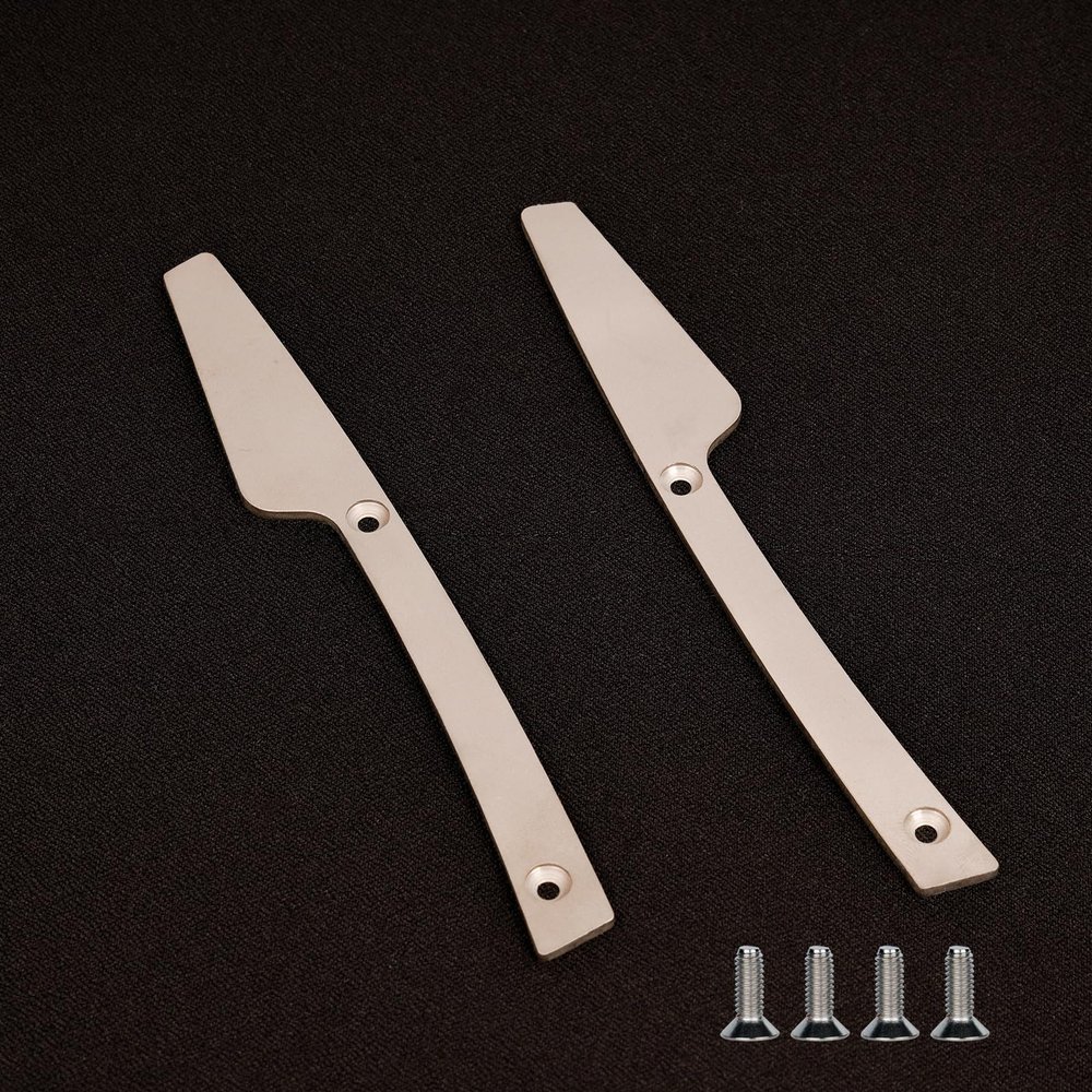 2MM Titanium Alloys Air Dam Diffuser for Arrma 6S 1/7 Infraction/Limitless/Felony,Spark Maker Wheel Covers Lightweight Left and Right Wheel Cover Infraction, Limitless V1/V2, and Felony 6S Style 1-R