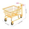 Parliky Cute Shopping Cart Makeup Sponge Holder Stylish Metal Blender Stand for Tabletop Decor and Organization for Use view 2