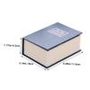 Abaodam Book-Shape Container Lock Classical Money Storage Box for Boys and Girls Decorative Piggy Bank for Saving and view 2